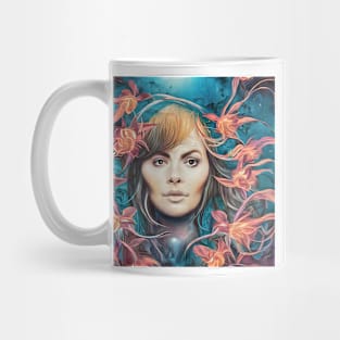 Flower blonde Mug